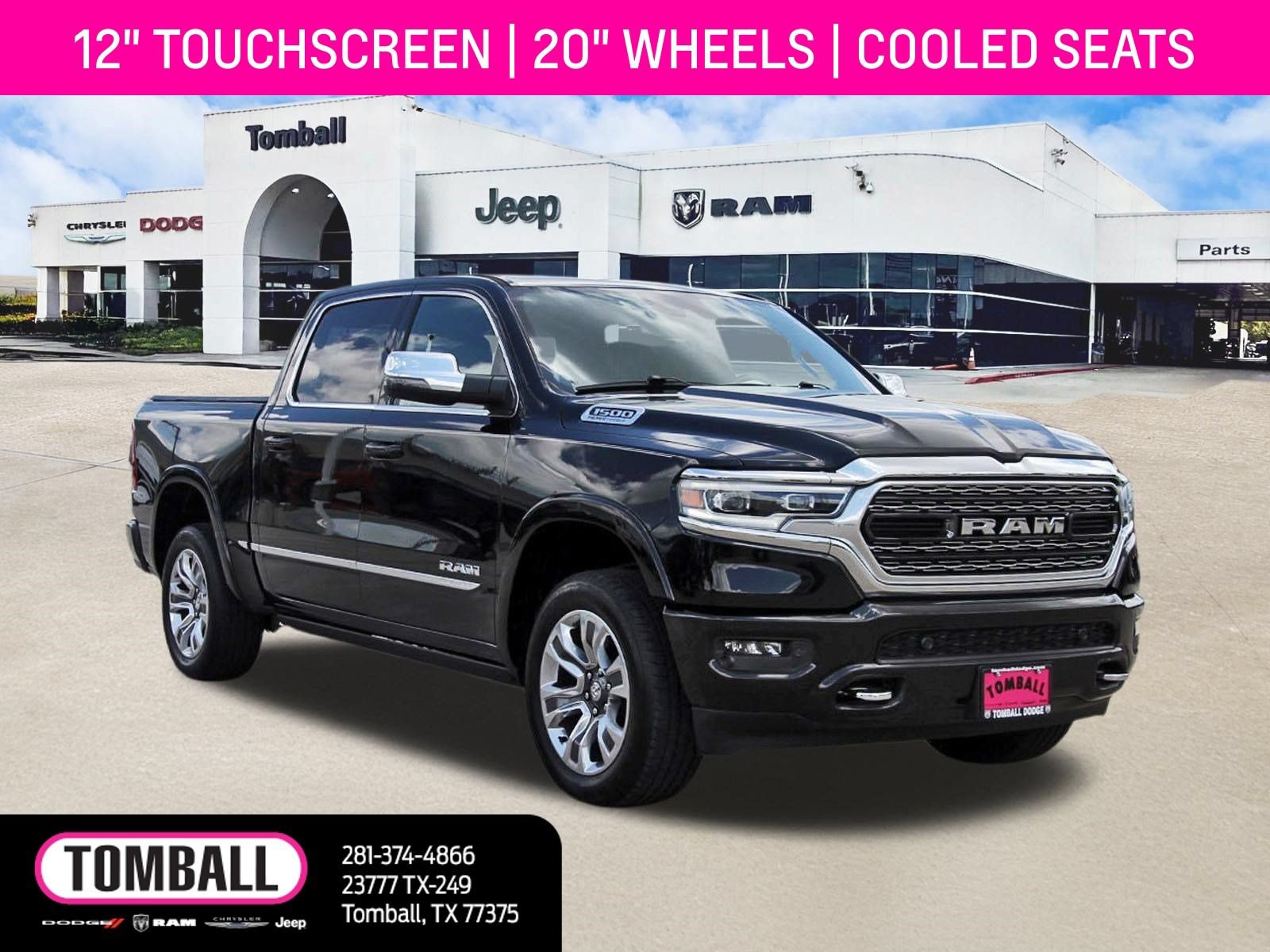 Used 2023 RAM 1500 Limited w/ Body Color Bumper Group