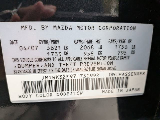 Used 2007 MAZDA MAZDA3 i Touring FWD image 27