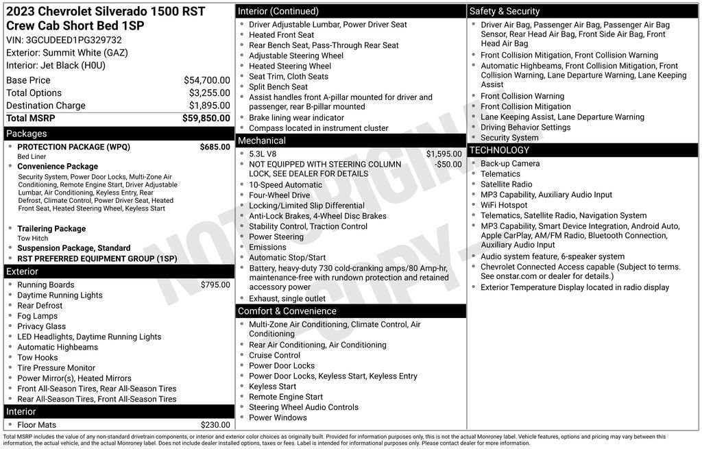 Certified 2023 Chevrolet Silverado 1500 RST w/ Protection Package AWD/4WD image 7