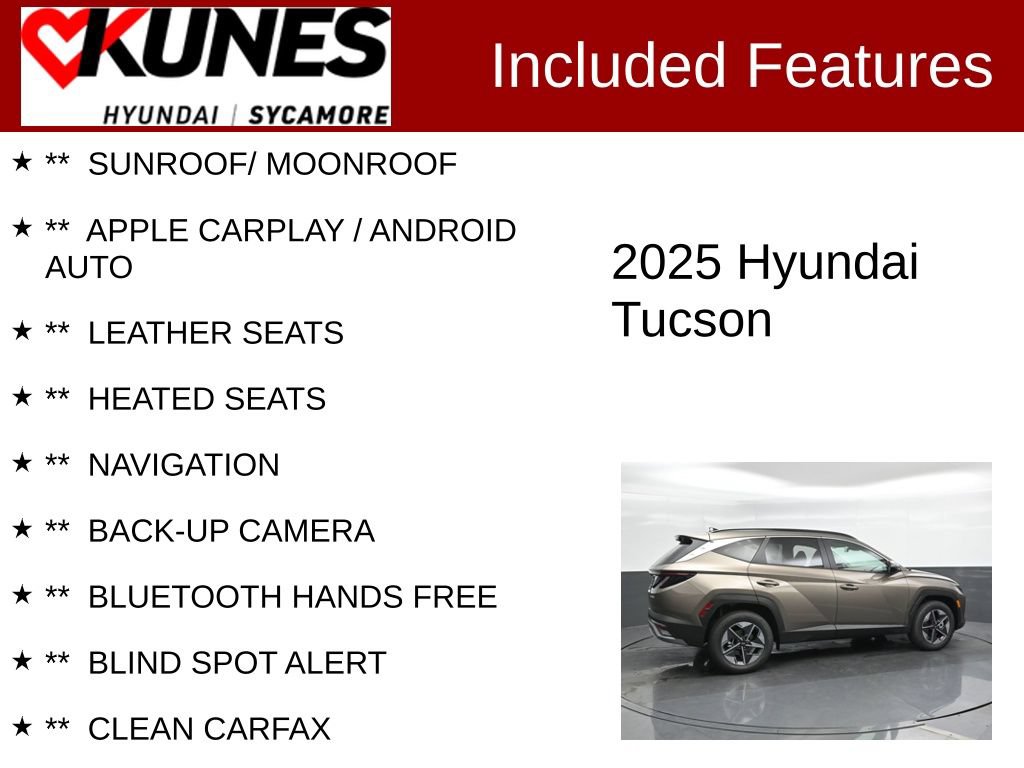 Certified 2025 Hyundai Tucson SEL AWD/4WD image 2