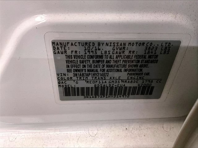 Used 2017 Nissan Sentra SV w/ Style Package FWD image 33