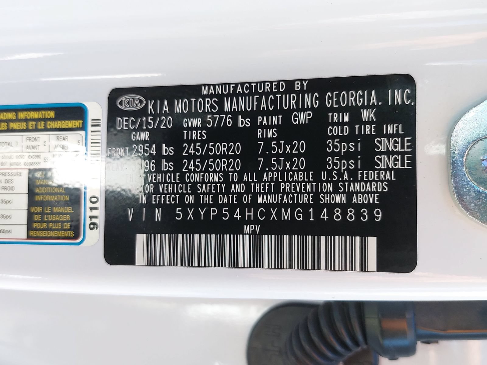 Used 2021 Kia Telluride SX w/ Towing Package FWD image 41