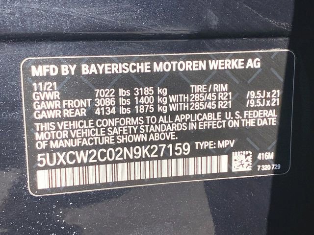 Used 2022 BMW X7 xDrive40i w/ M Sport Package image 14