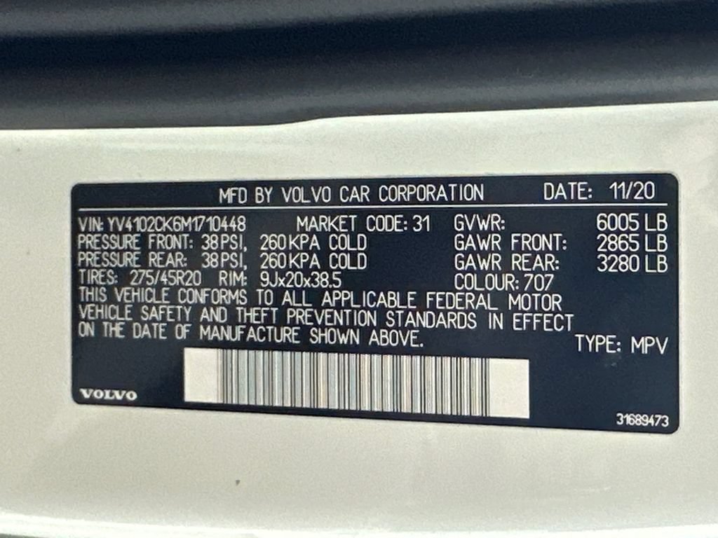 Used 2021 Volvo XC90 T5 Momentum w/ Climate Package FWD image 34