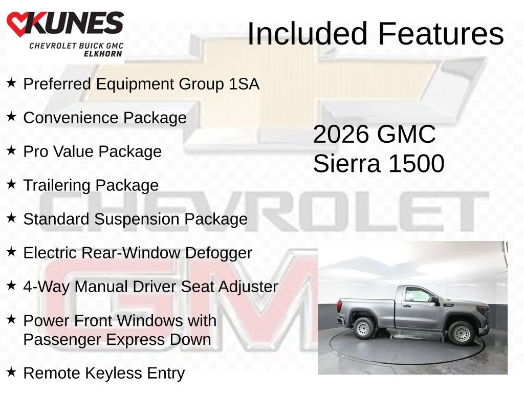 New 2026 GMC Sierra 1500 Pro w/ Pro Value Package AWD/4WD image 2