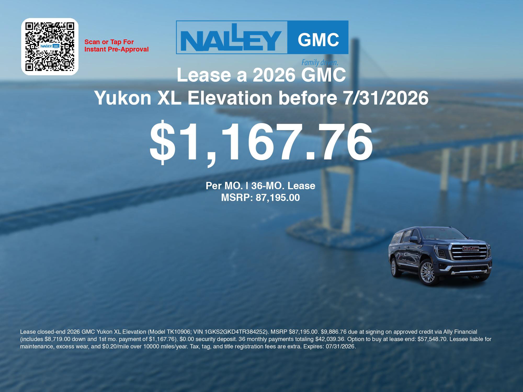 New 2026 GMC Yukon XL Elevation w/ Elevation Premium Package AWD/4WD image 3