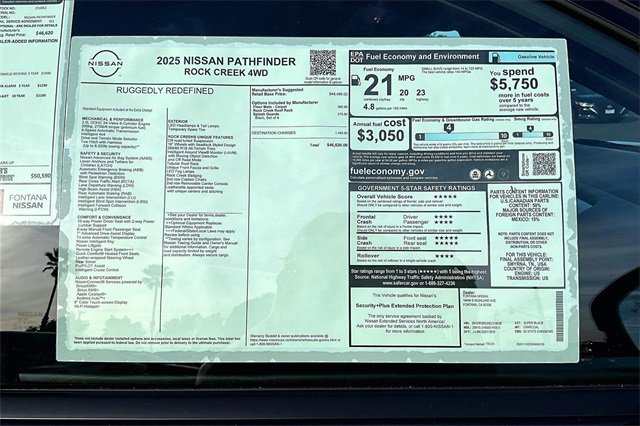 New 2025 Nissan Pathfinder Rock Creek image 13