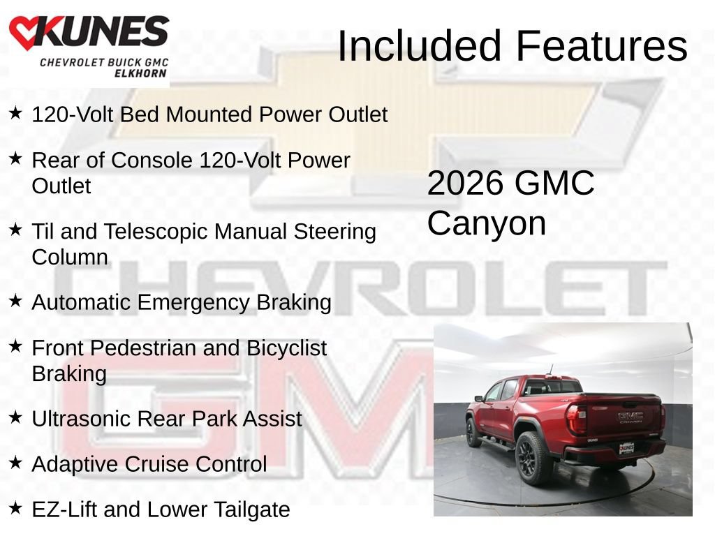 New 2026 GMC Canyon Elevation w/ Convenience Package AWD/4WD image 3
