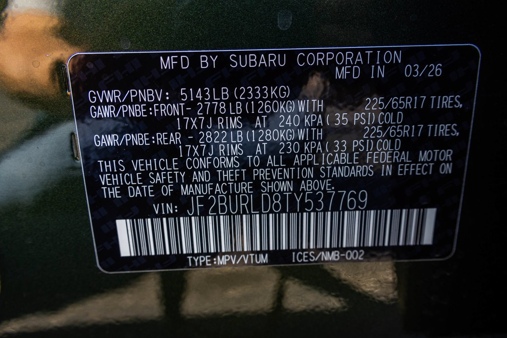 New 2026 Subaru Outback Wilderness AWD/4WD image 47