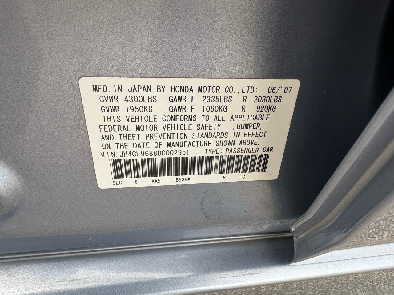 Used 2008 Acura TSX image 19