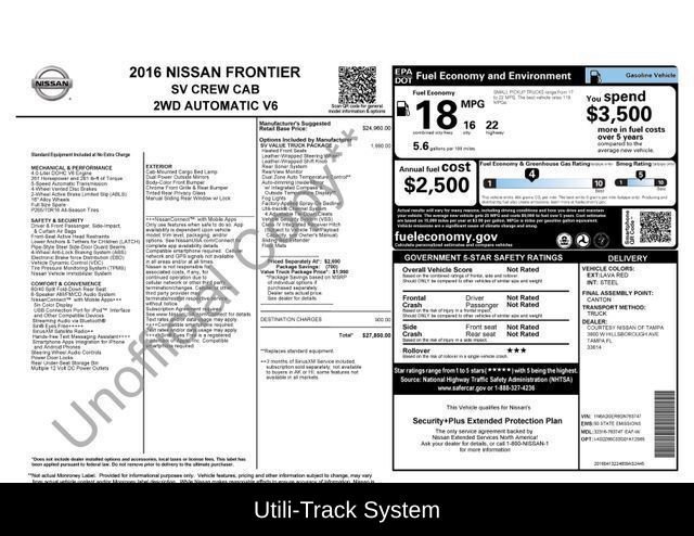 Used 2016 Nissan Frontier SV w/ SV Value Truck Package image 12