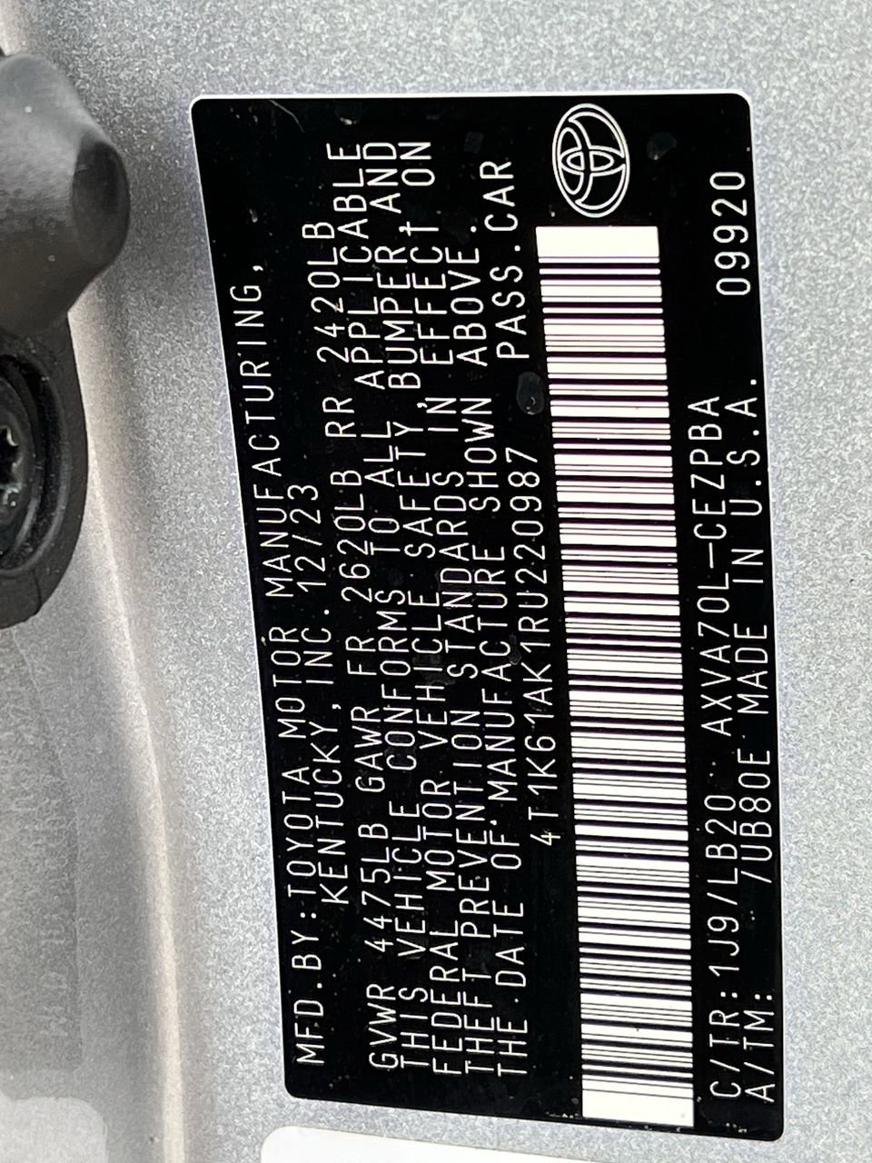 Used 2024 Toyota Camry XSE FWD image 29