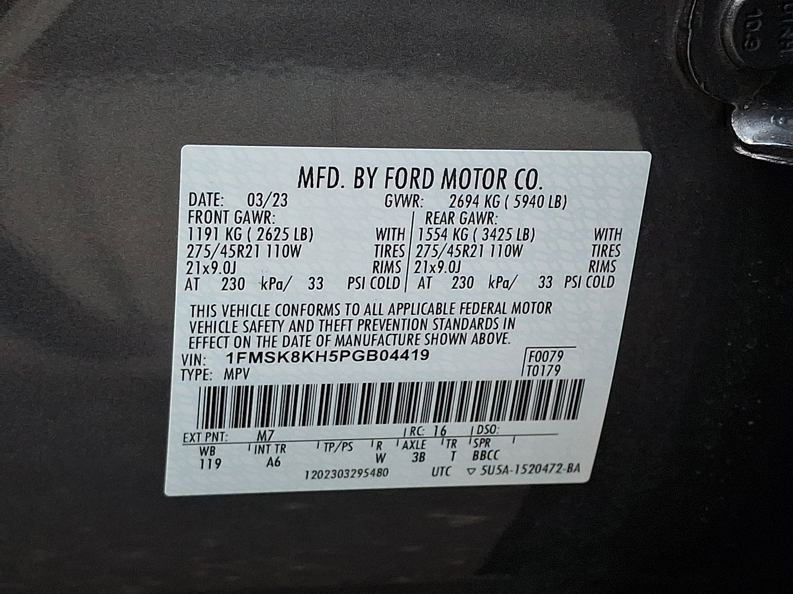 Certified 2023 Ford Explorer ST-Line w/ Class IV Trailer Tow Package image 27