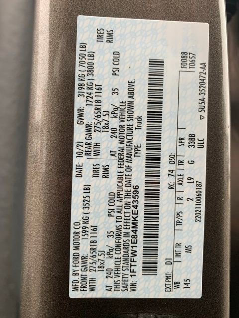 Used 2021 Ford F150 XLT w/ Equipment Group 302A High image 25