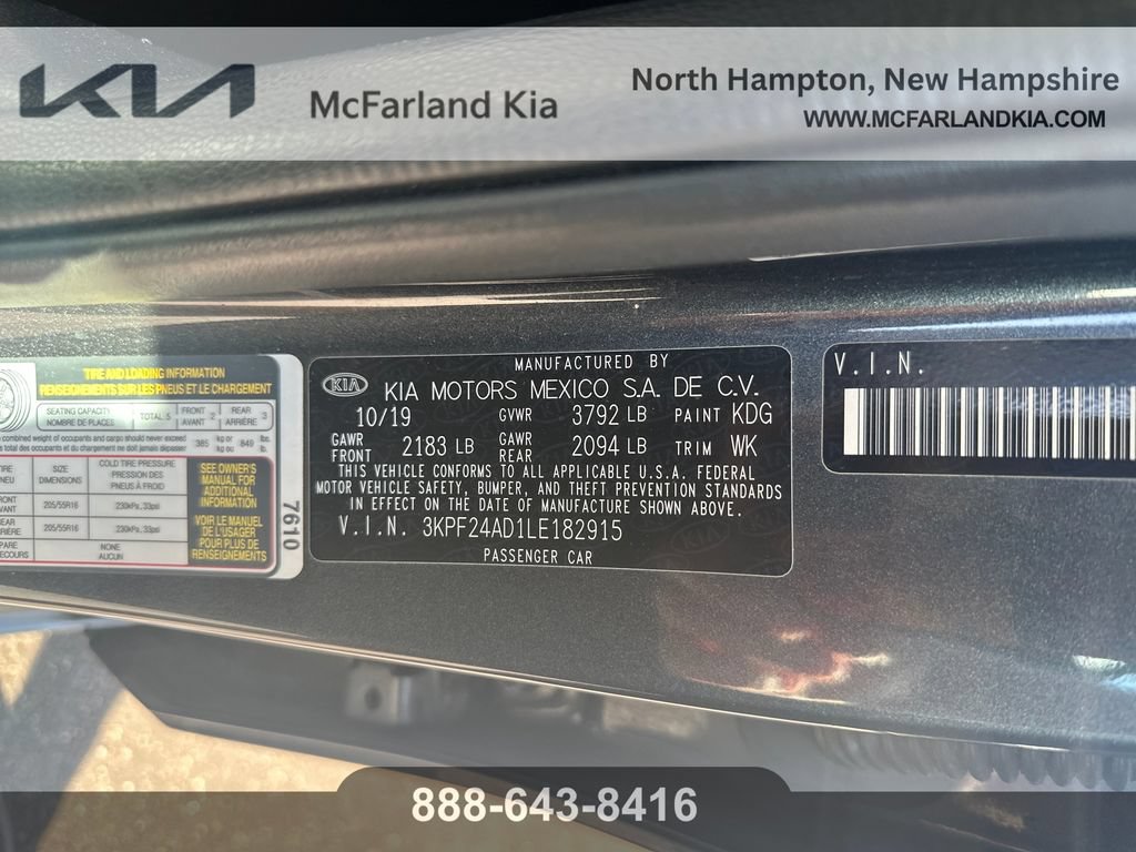 Used 2020 Kia Forte LXS FWD image 21