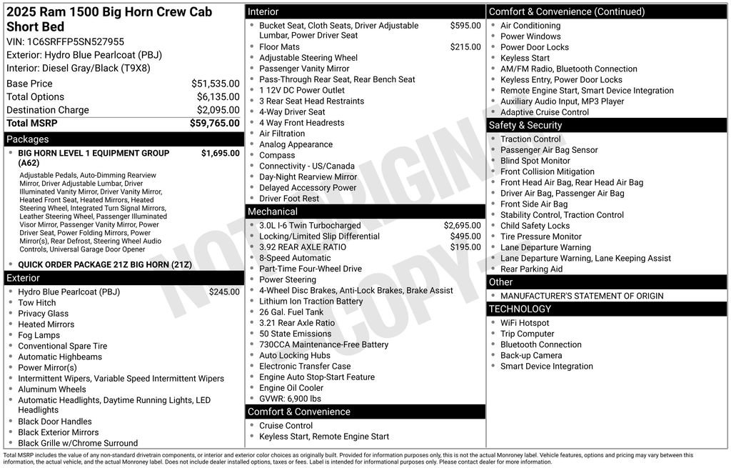 Used 2025 RAM 1500 Big Horn image 6