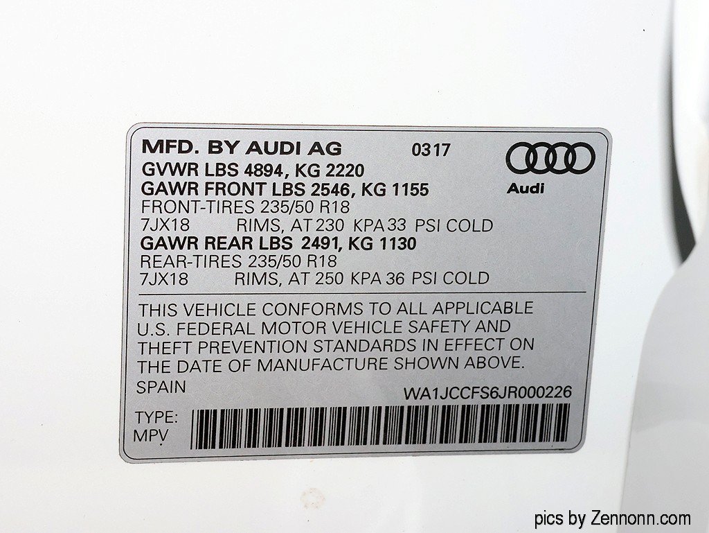 Used 2018 Audi Q3 2.0T Premium Plus w/ Premium Plus Package AWD/4WD image 38
