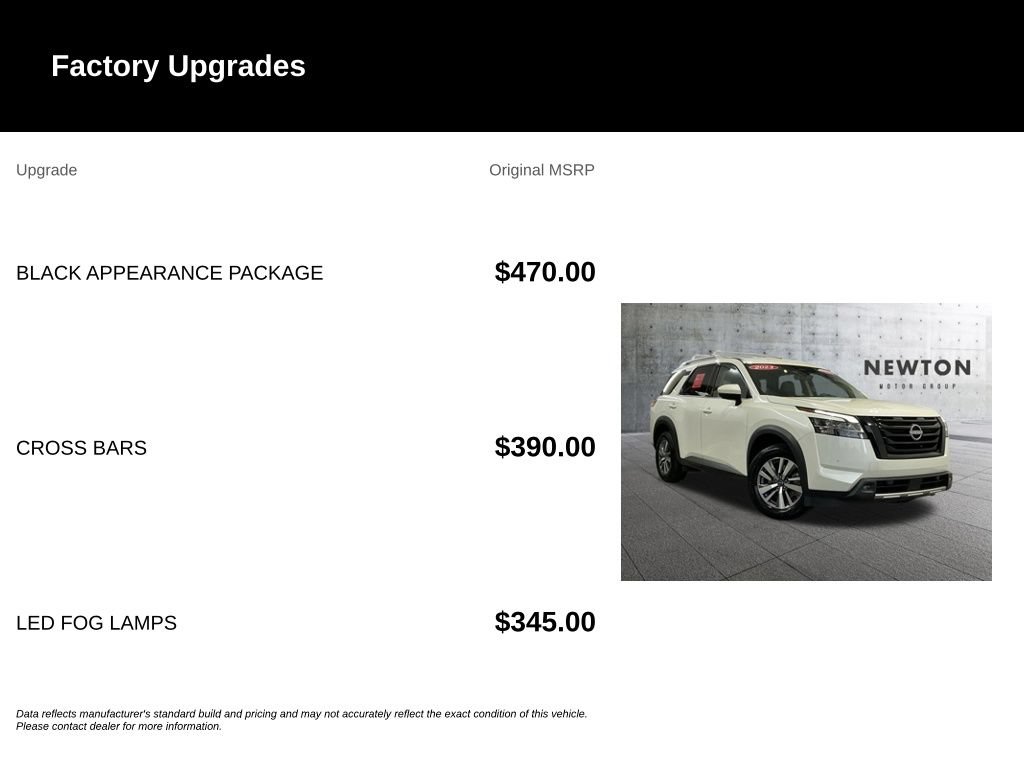 Used 2023 Nissan Pathfinder SL w/ Black Appearance Package FWD image 6