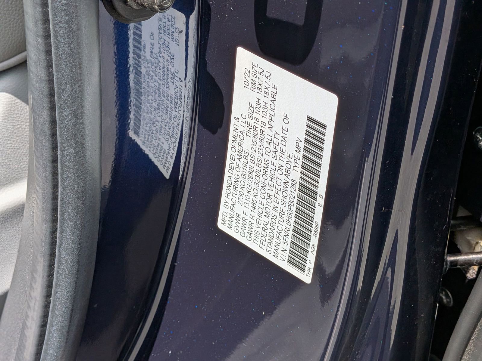 Used 2023 Honda Odyssey EX-L image 36