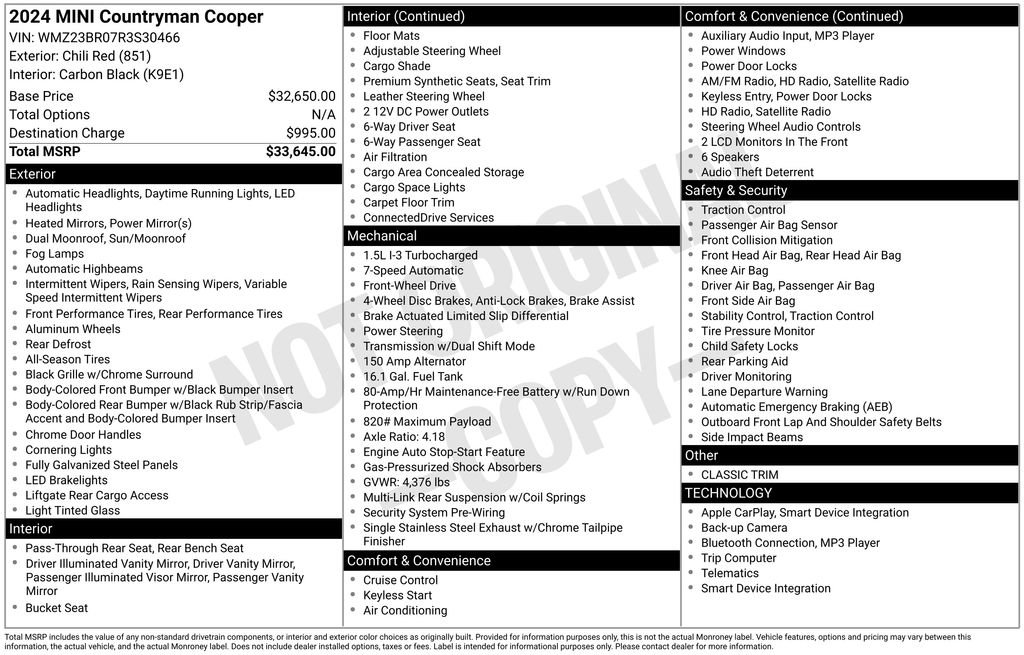 Certified 2024 MINI Cooper Countryman image 12