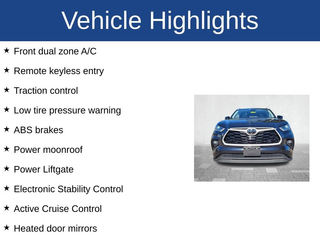 Used 2023 Toyota Highlander XLE image 3