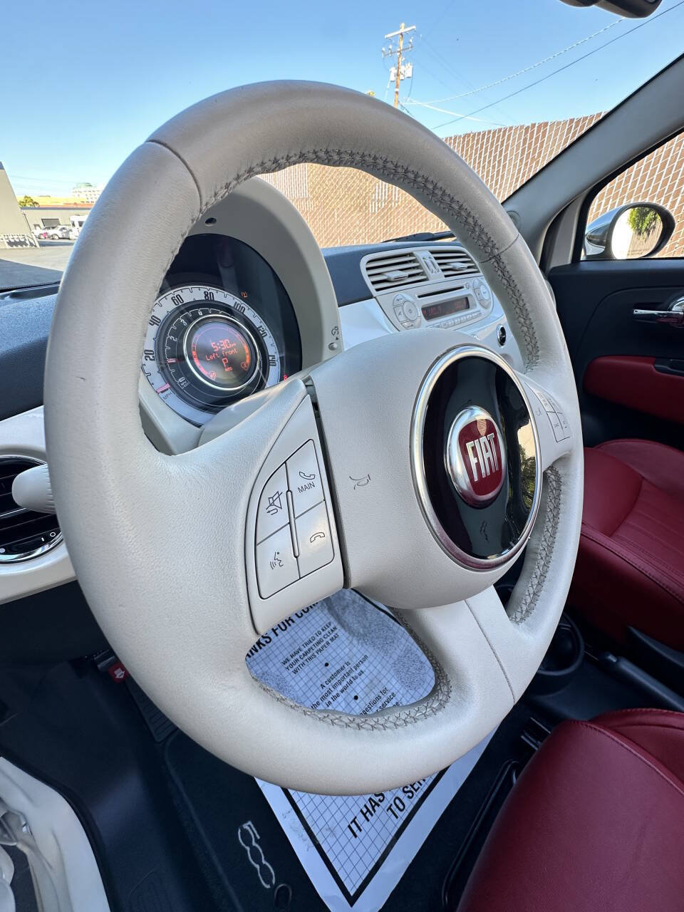 Used 2014 FIAT 500 Lounge w/ Luxury Leather Package FWD image 19