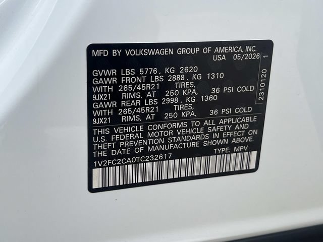 New 2026 Volkswagen Atlas Cross Sport SEL Premium R-Line AWD/4WD image 28