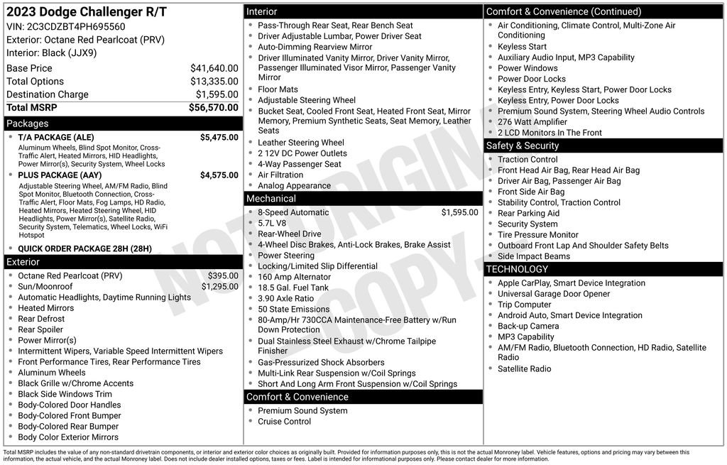 Used 2023 Dodge Challenger R/T w/ T/A Package image 10