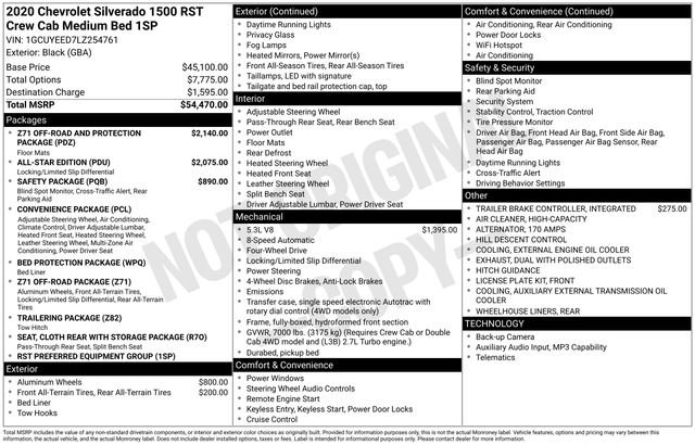 Used 2020 Chevrolet Silverado 1500 RST AWD/4WD image 9