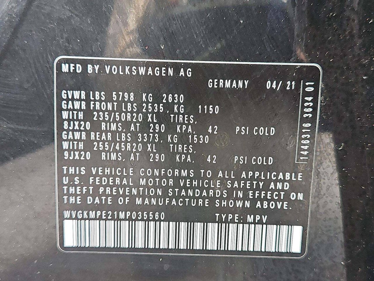 Used 2021 Volkswagen ID.4 Pro S w/ Gradient Package RWD image 26