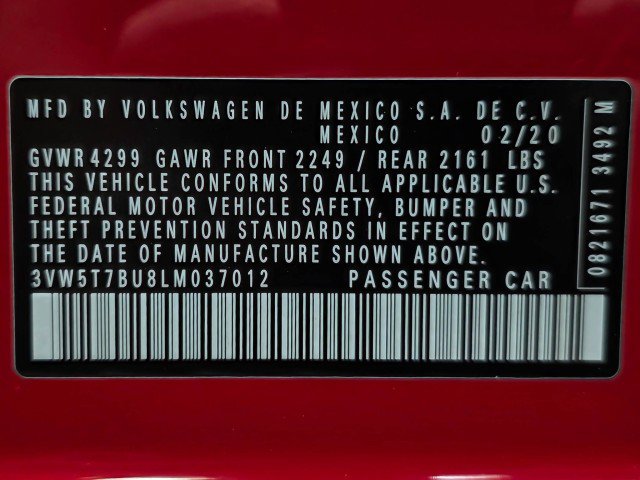 Used 2020 Volkswagen Jetta GLI FWD image 40
