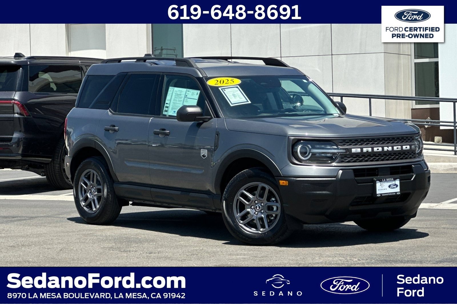 Certified 2025 Ford Bronco Sport Big Bend AWD/4WD image 1