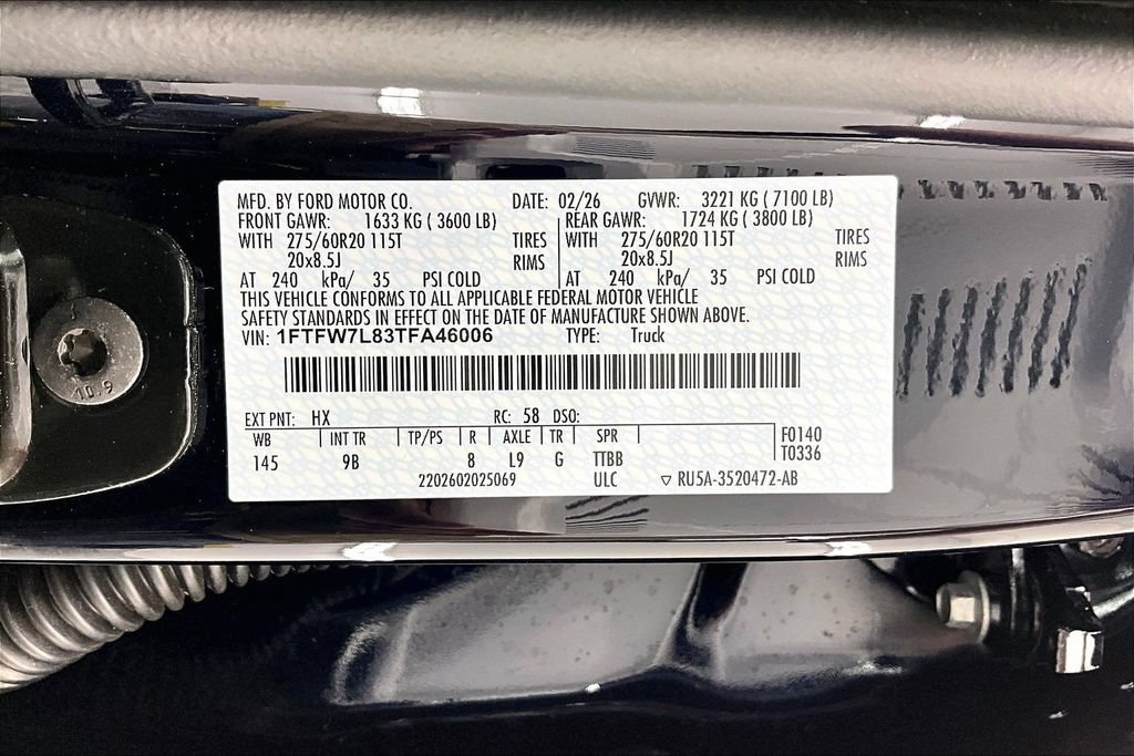 Certified 2026 Ford F150 Platinum w/ Equipment Group 702A High AWD/4WD image 36