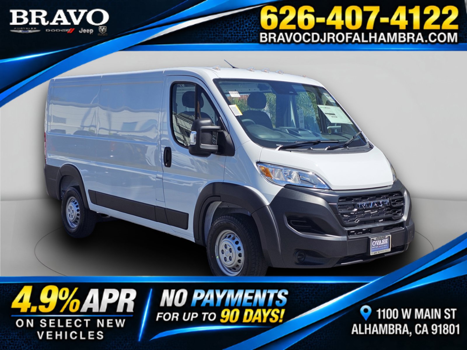 New 2026 RAM ProMaster 2500