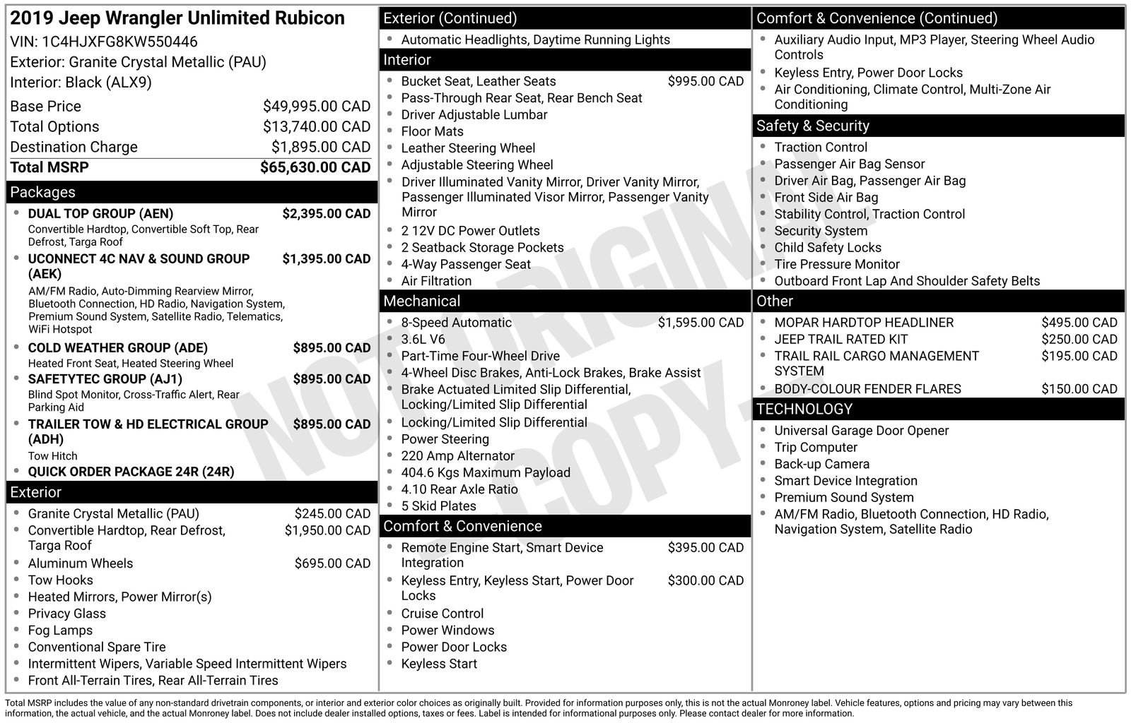 Used 2019 Jeep Wrangler Unlimited Rubicon w/ Dual Top Group image 36