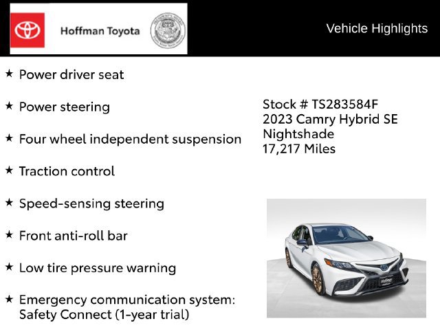 Used 2023 Toyota Camry SE FWD image 22