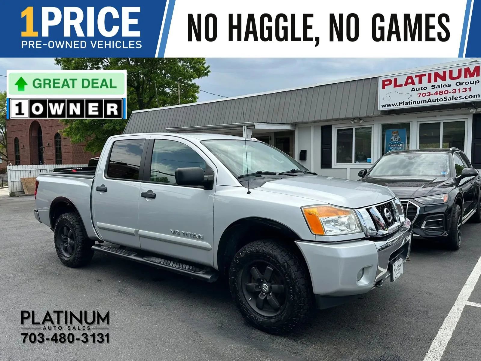 Used 2015 Nissan Titan SV w/ SV Value Truck Package AWD/4WD image 1
