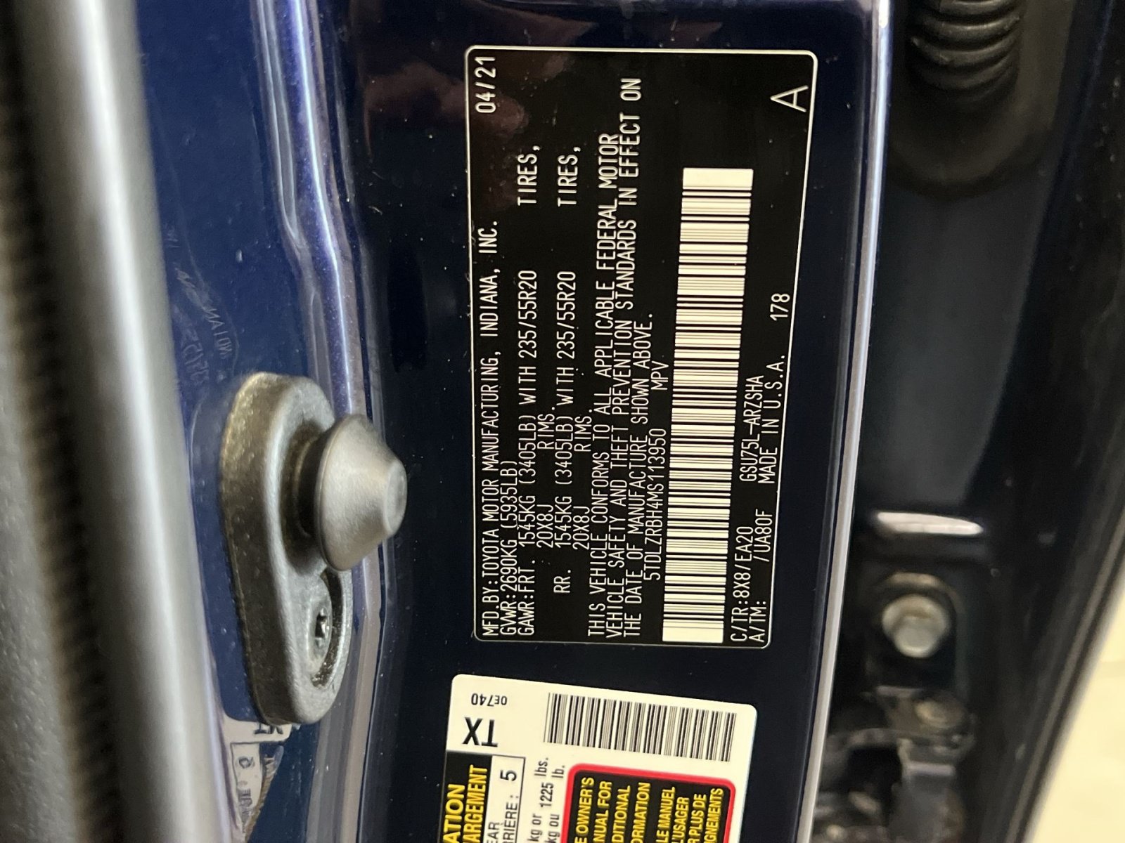Used 2021 Toyota Highlander XSE AWD/4WD image 40
