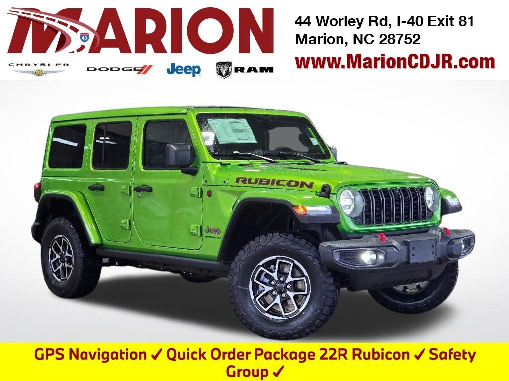 New 2026 Jeep Wrangler Unlimited Rubicon w/ Safety Group 360° Tour