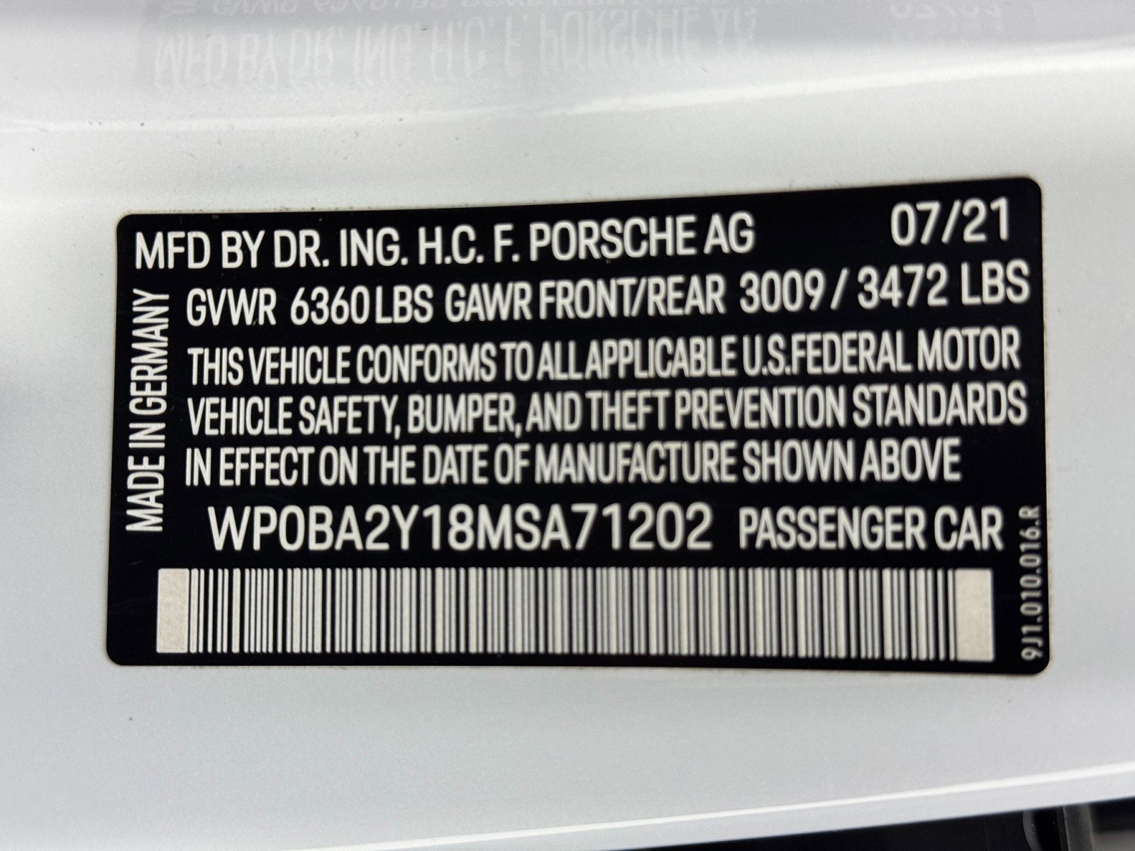 Used 2021 Porsche Taycan 4 Cross Turismo w/ Premium Package image 46