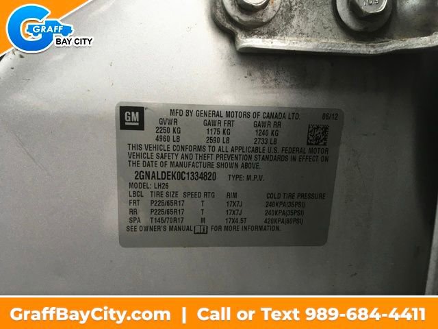 Used 2012 Chevrolet Equinox LT w/ Driver Convenience Package image 28