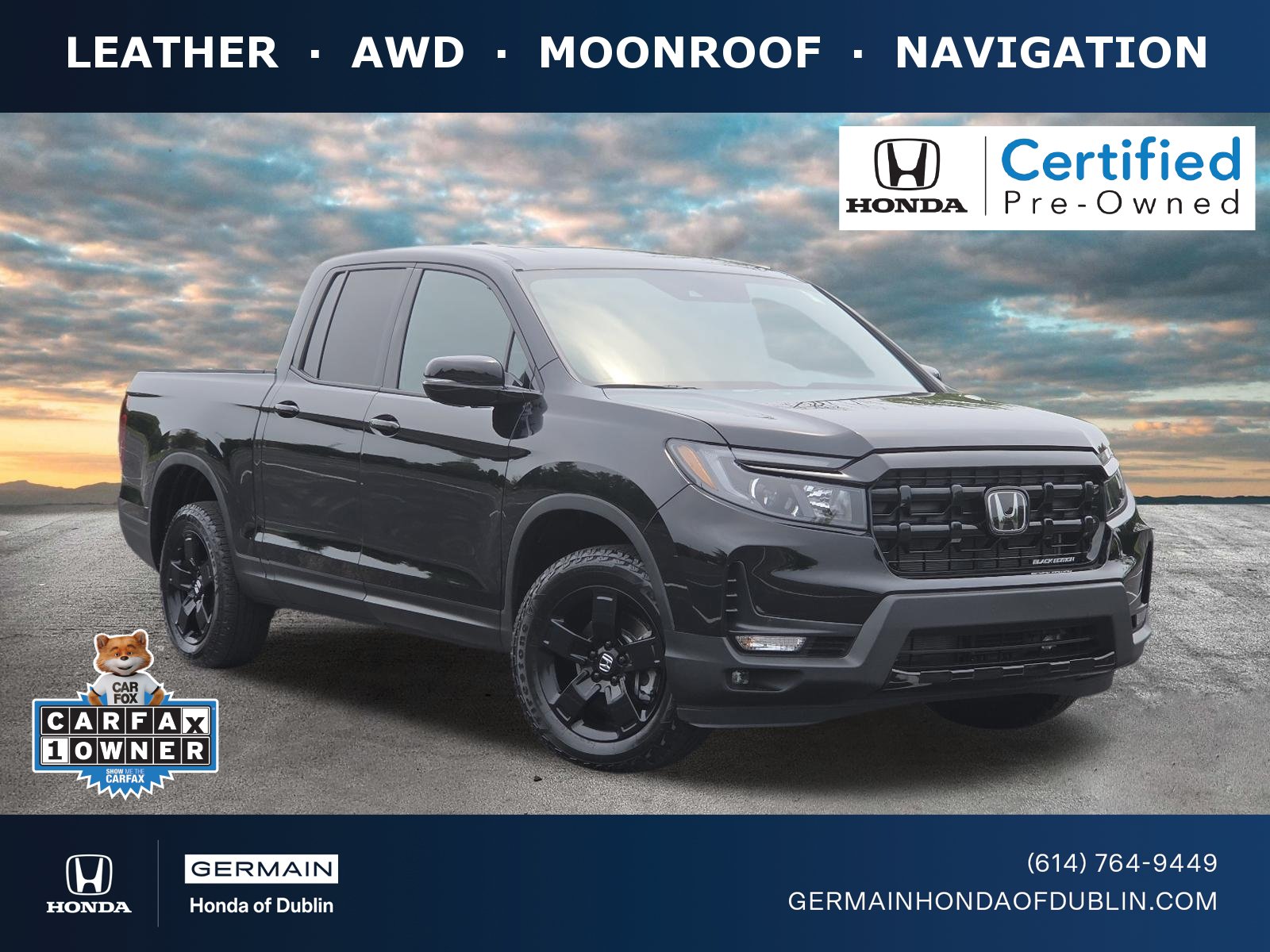 Used 2024 Honda Ridgeline Black Edition