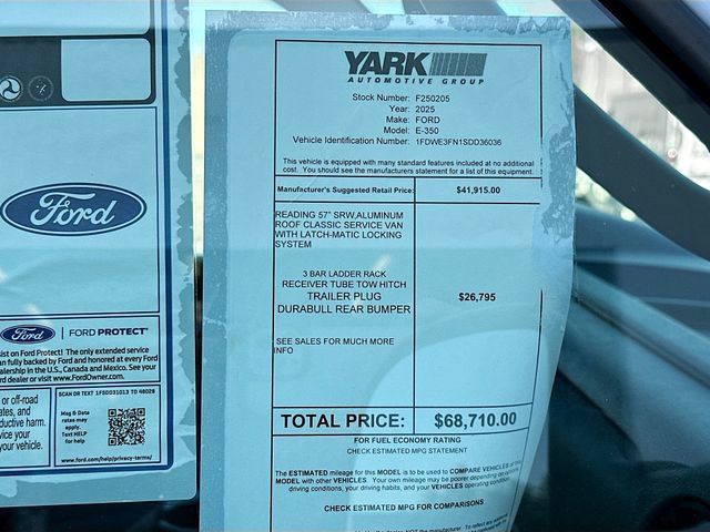 New 2025 Ford E-350 and Econoline 350 Super Duty w/ Power Equipment Group image 33