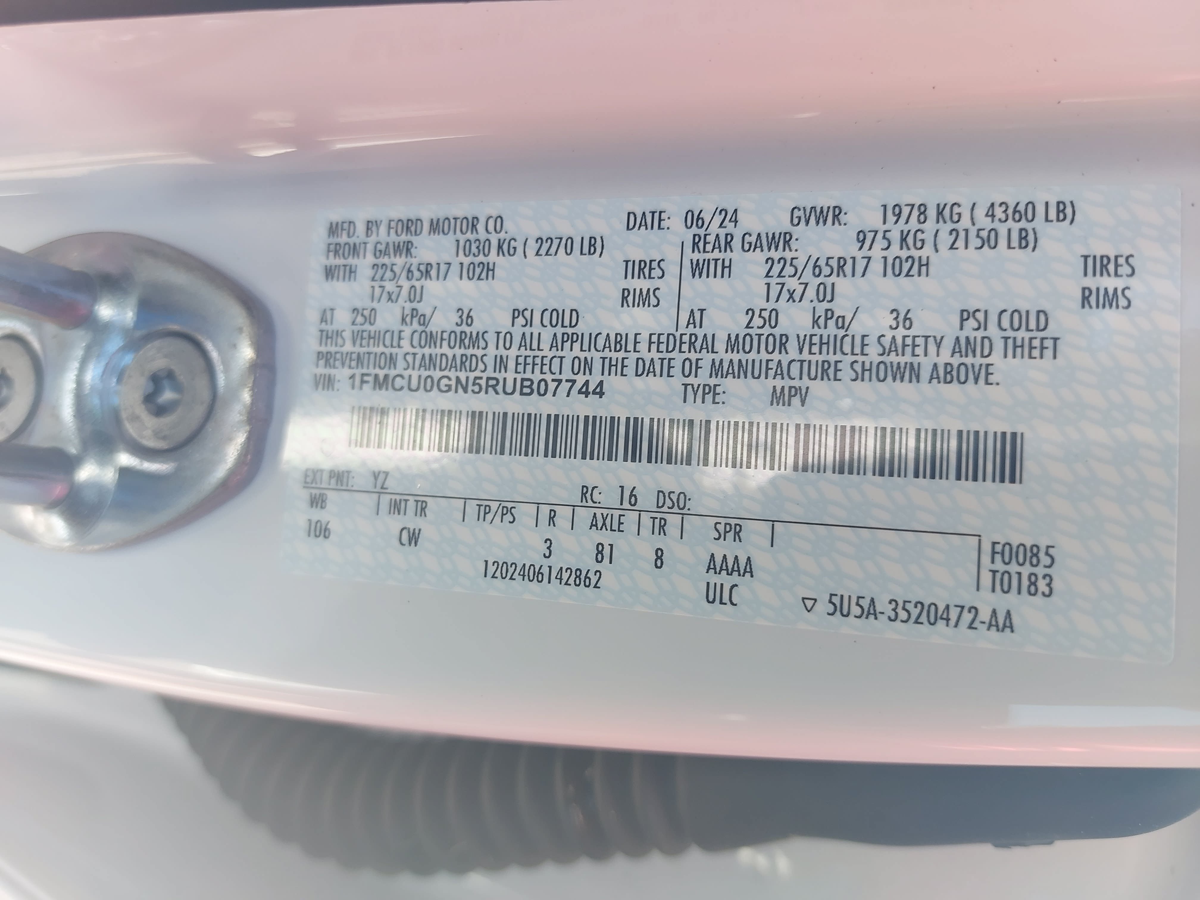 Used 2024 Ford Escape Active FWD image 34