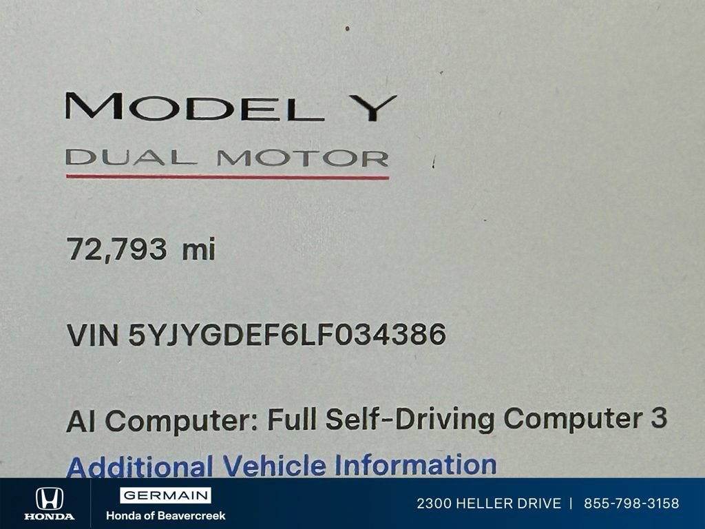 Used 2020 Tesla Model Y Performance AWD/4WD image 21