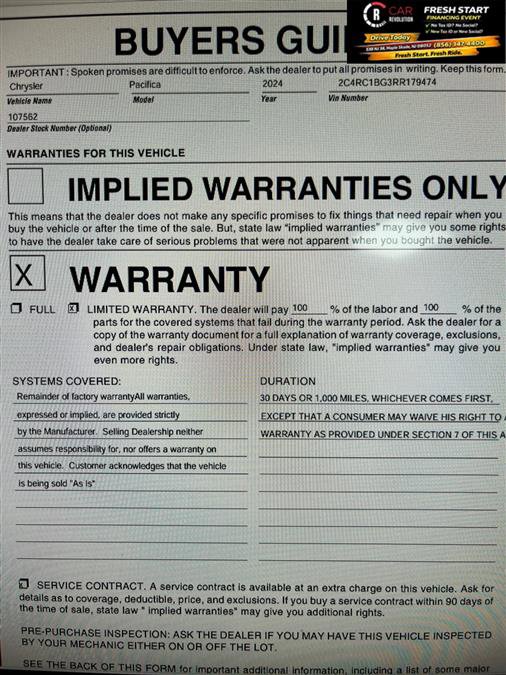 Used 2024 Chrysler Pacifica Touring-L image 40