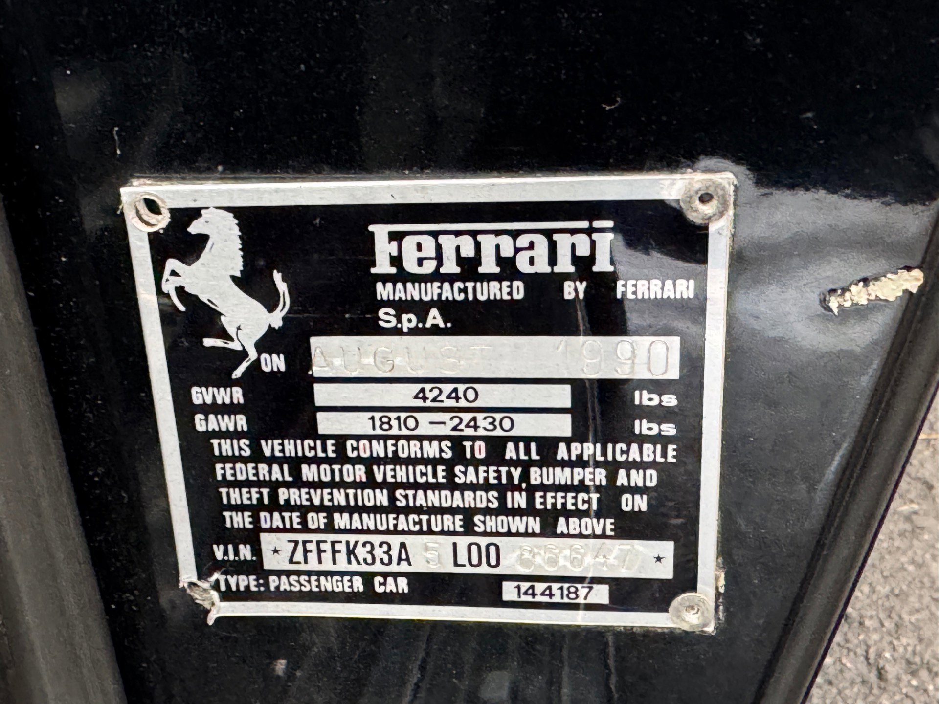 Used 1990 Ferrari Mondial T Cabriolet RWD image 42