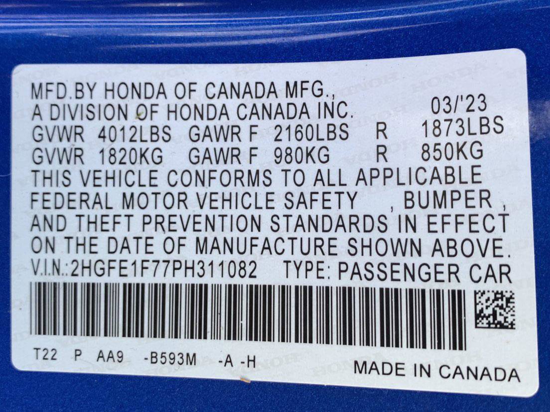 Used 2023 Honda Civic EX image 45
