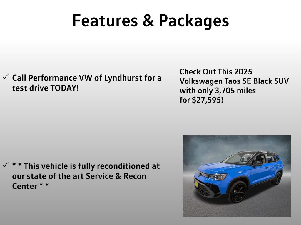 Used 2025 Volkswagen Taos SE AWD/4WD image 4