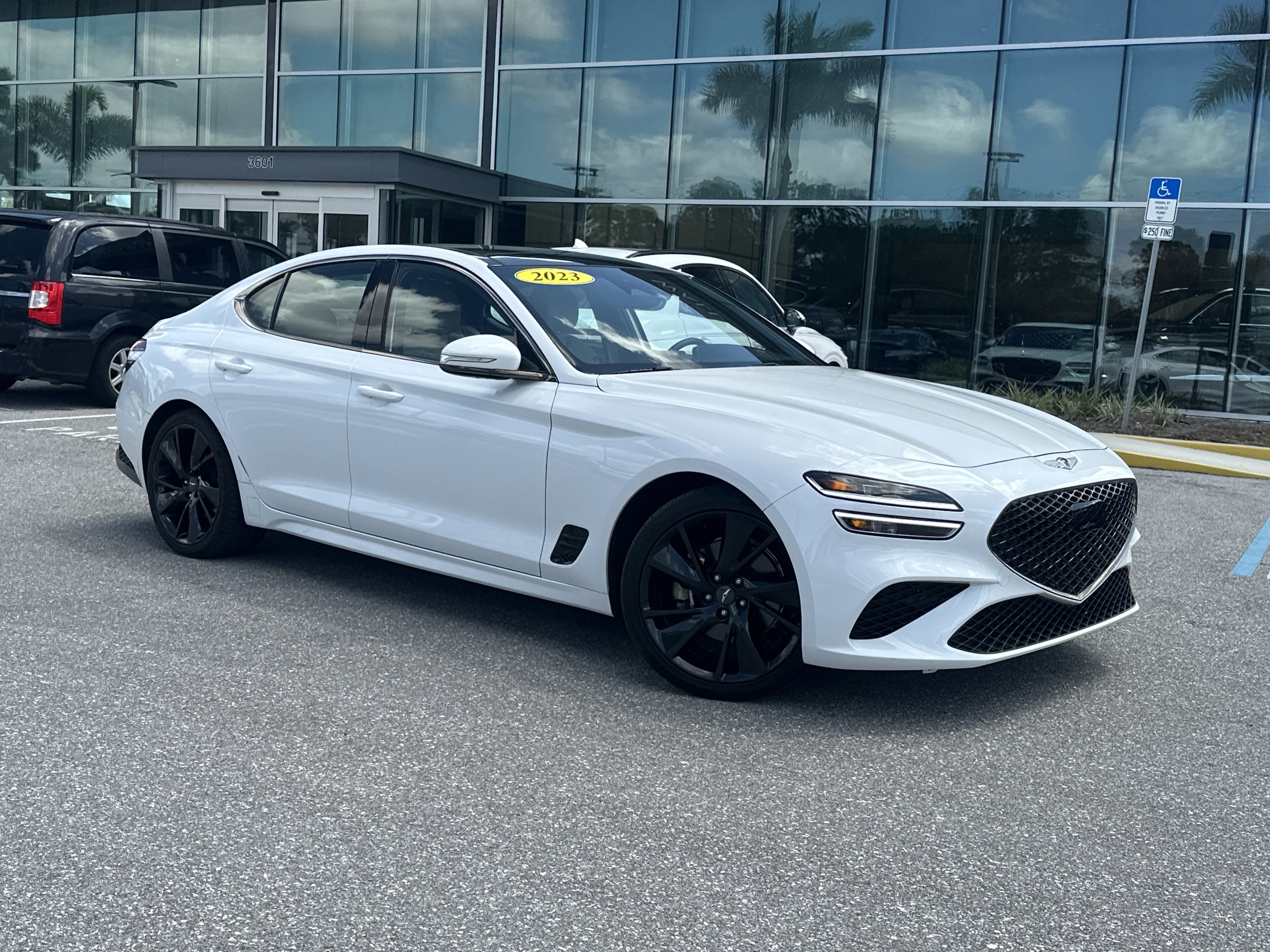 Certified 2023 Genesis G70 2.0T w/ Sport Prestige Package RWD image 2